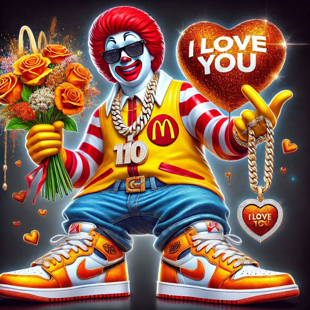 CHUCKY CHEESE, BURGER KING, AND RONALD MCDONALD LOVE