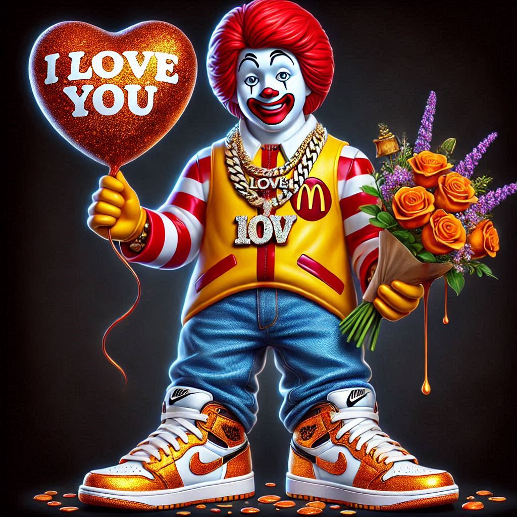 CHUCKY CHEESE, BURGER KING, AND RONALD MCDONALD LOVE