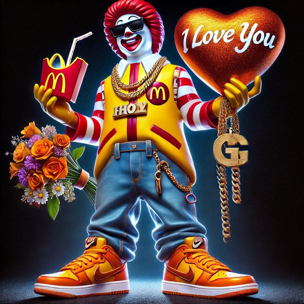 CHUCKY CHEESE, BURGER KING, AND RONALD MCDONALD LOVE